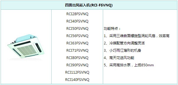 日立空調(diào)RCI系列